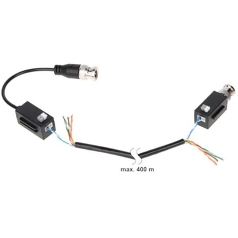 Dahua PFM800B-4K Coppia mini Balun video passivo 4K uhd CCTV UTP HD-CVI/AHD/HD-TVI/PAL