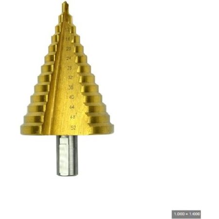 FRESA  A GRADINI SCALINI CONICA HSS 4-52MM - GRADINO ALLARGAFORI