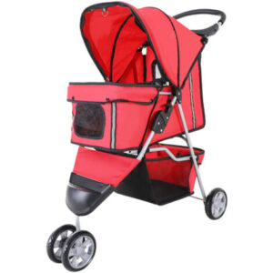 PawHut Passeggino per Cani Pieghevole Carrello per Animali Domestici