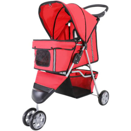 PawHut Passeggino per Cani Pieghevole Carrello per Animali Domestici