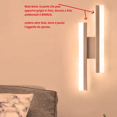 Applique Lampada da parete per muro a LED 10W moderna doppia Luce per interno