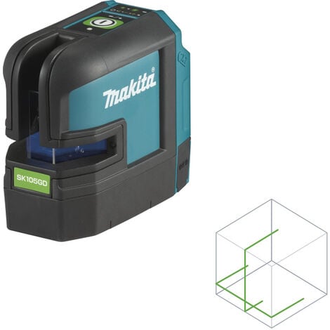 Laser a croce 35 m 12 V CXT ioni di litio MAKITA in borsa - SK105GDZ