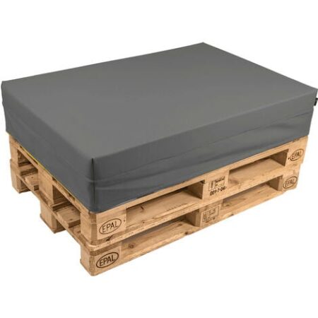 Cuscino per Pallet 120x80cm in Tessuto Pomodone Grigio Scuro
