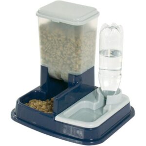 Duo K&F MA X Food and Blue Water Dispenser, 37 x 32 x 36 cm