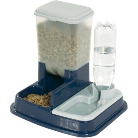 Duo K&F MA X Food and Blue Water Dispenser, 37 x 32 x 36 cm