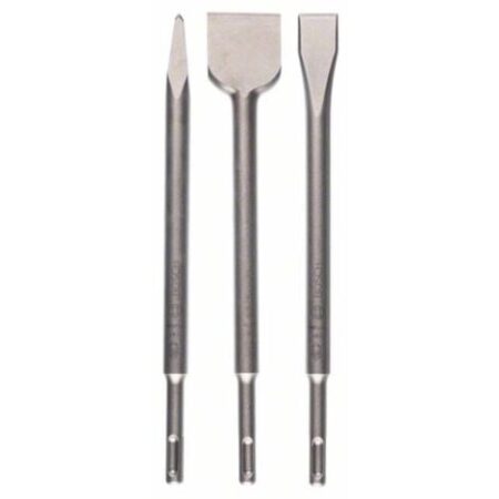 Bosch Accessories 2607019457 Promoline Kit scalpelli 3 parti Lunghezza totale 250 mm SDS-Plus 1 KIT