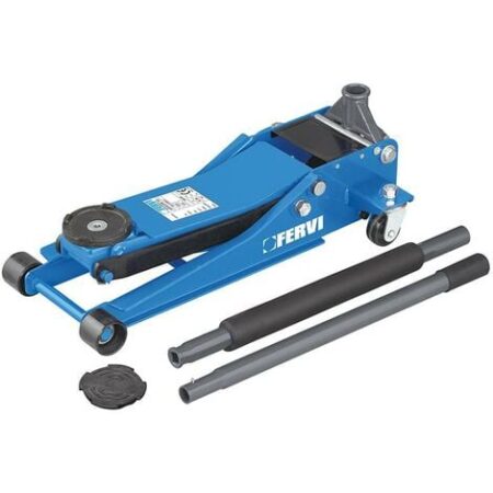 Cric a carrello 2,5 ton profilo ribassato sollevatore idraulico Fervi 0375a