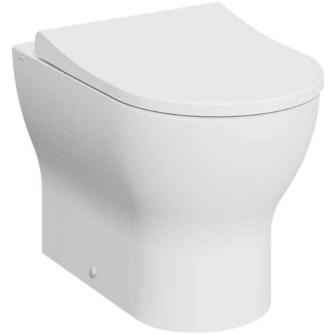 Sanitari Mia Round filo muro di Vitra con wc rimless