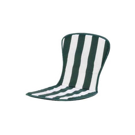 G100B2 CUSCINO PER SEDIA 75x38x2cm VERDE/BIANCO - CASA GIARDINO MADE IN ITALY FABOTEX