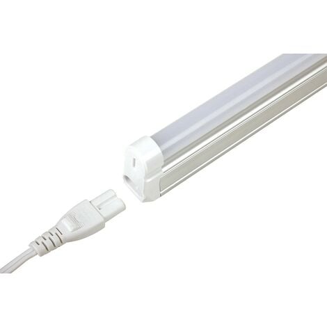 Tubo LED 16W 6000K Luce fredda. Kit T5 LED tubo LED + staffa + accessori per l'installazione. Driver integrato