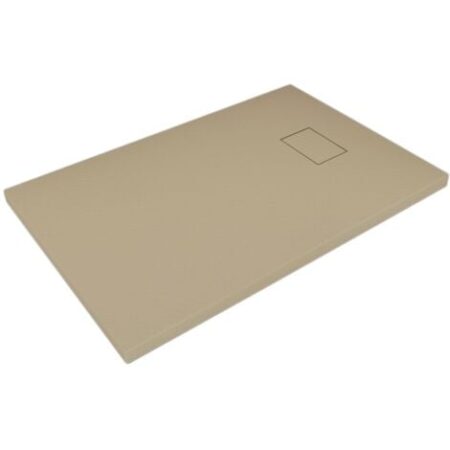 Piatto doccia tortora effetto pietra rettangolare mod. Strong 80x140 cm