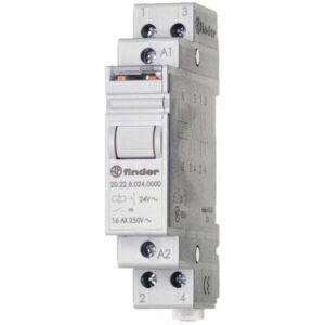 Relè a impulso Guida DIN Finder 20.22.9.012.4000 2 NA 12 V/DC 16 A 4000 VA 1 pz.
