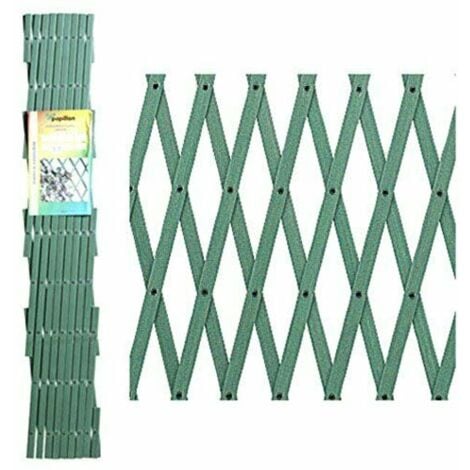 Traliccio Estensibile in Pvc colore Verde 2X1 Mt tipo rinforzato