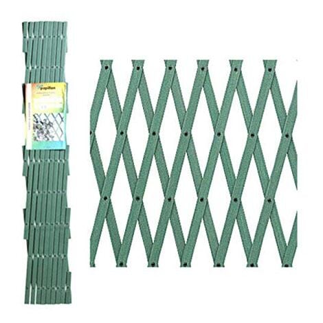 Traliccio Estensibile in Pvc colore Verde 2X1 Mt tipo rinforzato