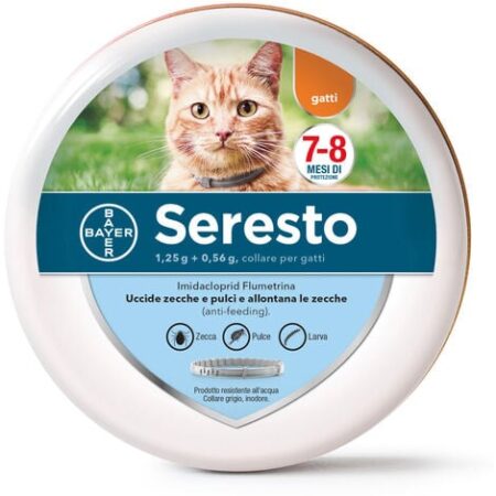 Bayer collare gatti seresto 8 kg.