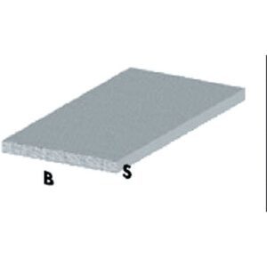 Profilo cromo h.100 piatto 15×2