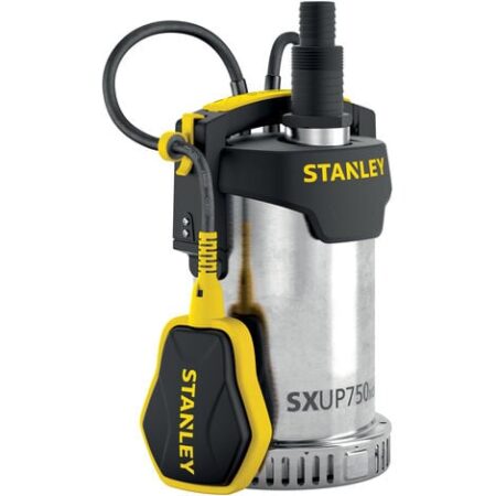 Pompa Immersione per Acque Chiare Stanley SXUP750XCE  (750 W, Portata  max. 11.000 l/h, Prevalenza massima 8,5 m)