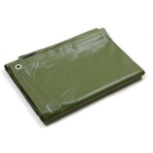 Telo PVC ULTRA 260gr occhiellato copertura impermeabile  esterni Verde 2X2m STI