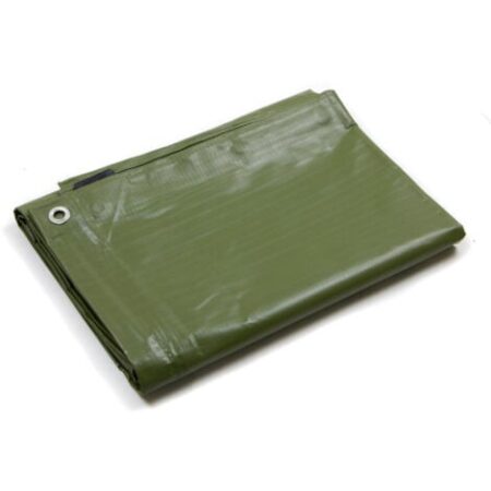 Telo PVC ULTRA 260gr occhiellato copertura impermeabile  esterni Verde 2X2m STI