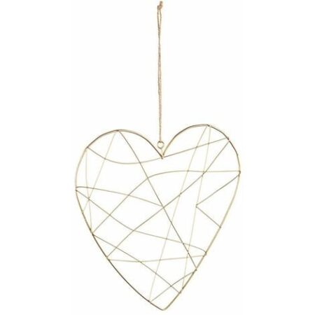 PENDAGLIO LINEE CUORE ORO