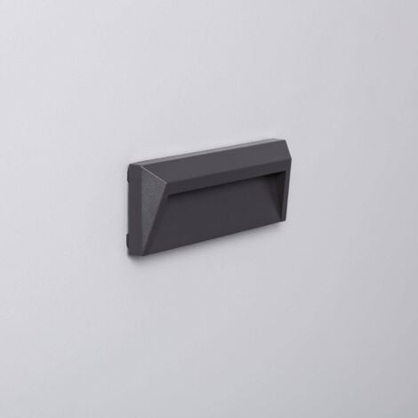 Segnapasso LED da Superficie Chester IP65 2W Grigio Bianco Caldo  3000K