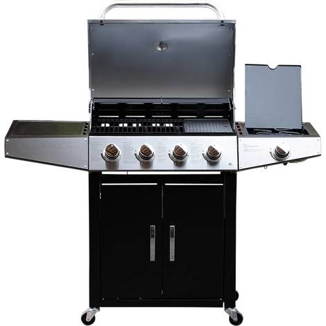 Barbecue a gas "Party 5" - 5 Piastre di cui 1 laterale - 15.2 kW