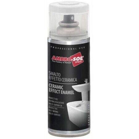 Bomboletta ambro-sol - v400por smalto effetto ceramica sanitari spray 400ml