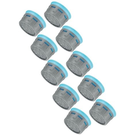 Schläfer 01802002  Rompigetto Anticalcare Universale per Rubinetto M22-M24, Cartuccia Filtro Universale Perlator Long Life Classe A da 13.5 lit/min, Compatibile con Aeratore Neoperl, 10 pezzi