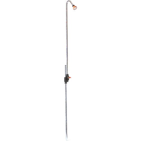 Doccia da Giardino in Alluminio 217cm con Rubinetto Agrati