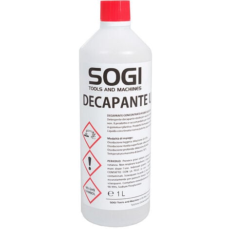 Liquido decapante SOGI per vasca ad ultrasuoni formato 1 L, 5 kg o 25 kg, Formato1 L