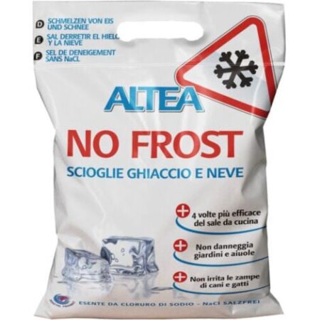 Altea NO FROST Miscela di sali non corrosivi sciogli ghiaccio neve 5 KG