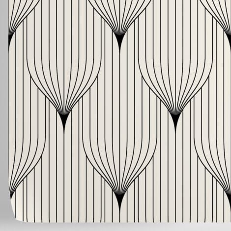 Carta da Parati Art Déco in Fogli di Carta, 250x200cm
