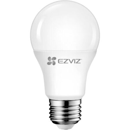 Ezviz Lb1 Lampadina Led Smart Wifi 8W 806Lm, Compatibile Con Alexa, E27 Luce Calda Dimmerabile 2700K, Bianco, 6 X 10.9 X 3 Cm