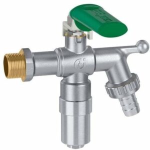 Rubinetto da giardino a sfera con dispositivo di sicurezza antigelo Caleffi 603450  Cromo