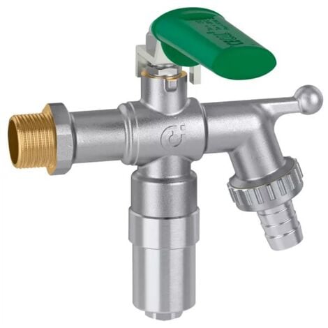 Rubinetto da giardino a sfera con dispositivo di sicurezza antigelo Caleffi 603450  Cromo