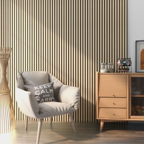 Set Vang di 4 Pannelli Fonoassorbenti Decorativi - Rovere NEU.HOLZ