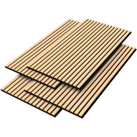 Set Vang di 4 Pannelli Fonoassorbenti Decorativi - Rovere NEU.HOLZ
