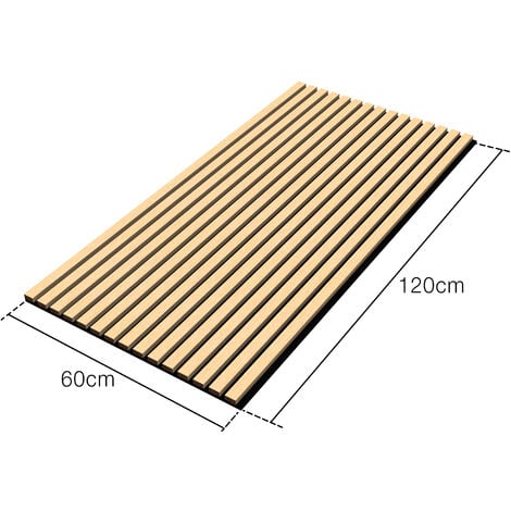 Set Vang di 4 Pannelli Fonoassorbenti Decorativi - Rovere NEU.HOLZ