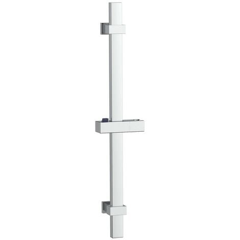 Asta square per saliscendi con 2 supporti regolabil