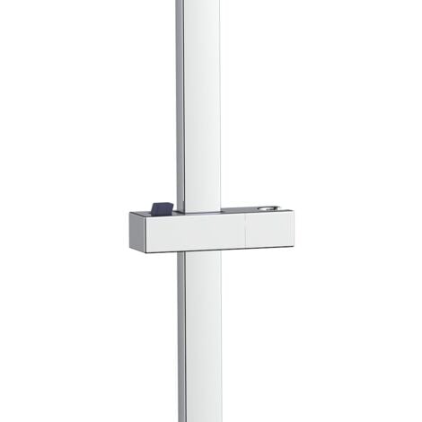 Asta square per saliscendi con 2 supporti regolabil