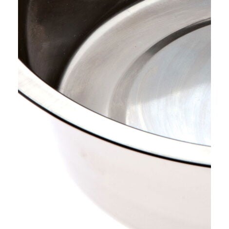 Ciotola in acciaio inox leggera per cani : XL