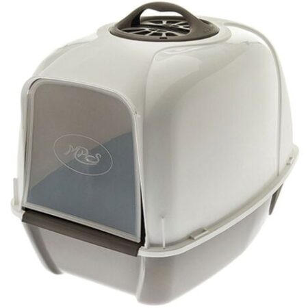 Lettiera chiusa Pixi con porta basculante per gatti
