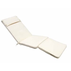 Cuscino lungo da esterno in poliestere sfoderabile 175×49 cm per lettino –  DarkOliveGreen