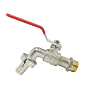 Rubinetto Giardino con connettore, ottone, ingresso acqua 3/4 pollice