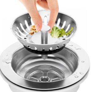 Tappo lavandino inox (Diametro: 79 mm)