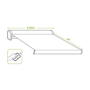 Salotto da giardino per 4 persone marrone Solis NATERIAL con cuscini in poliestere beige