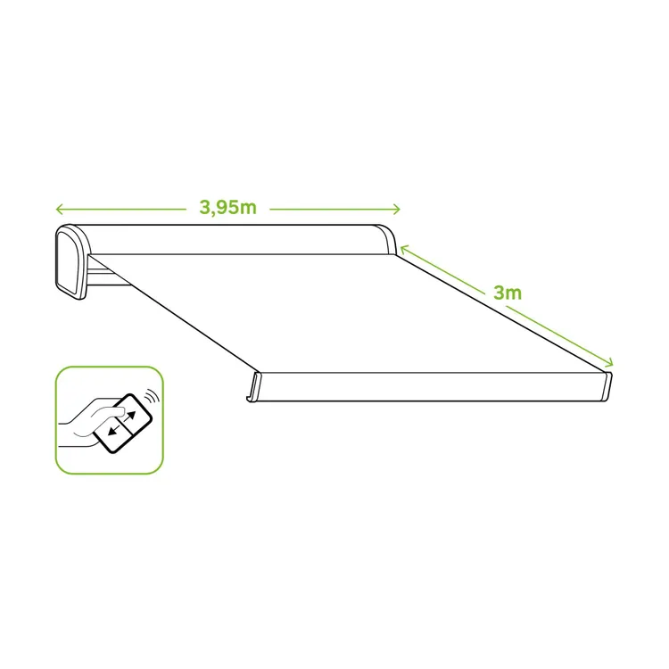Salotto da giardino per 4 persone marrone Solis NATERIAL con cuscini in poliestere beige