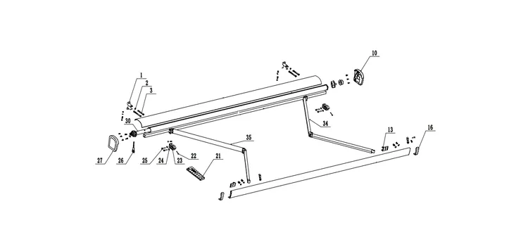 Set tavolo e sedie Solis NATERIAL in acacia marrone per 4 persone