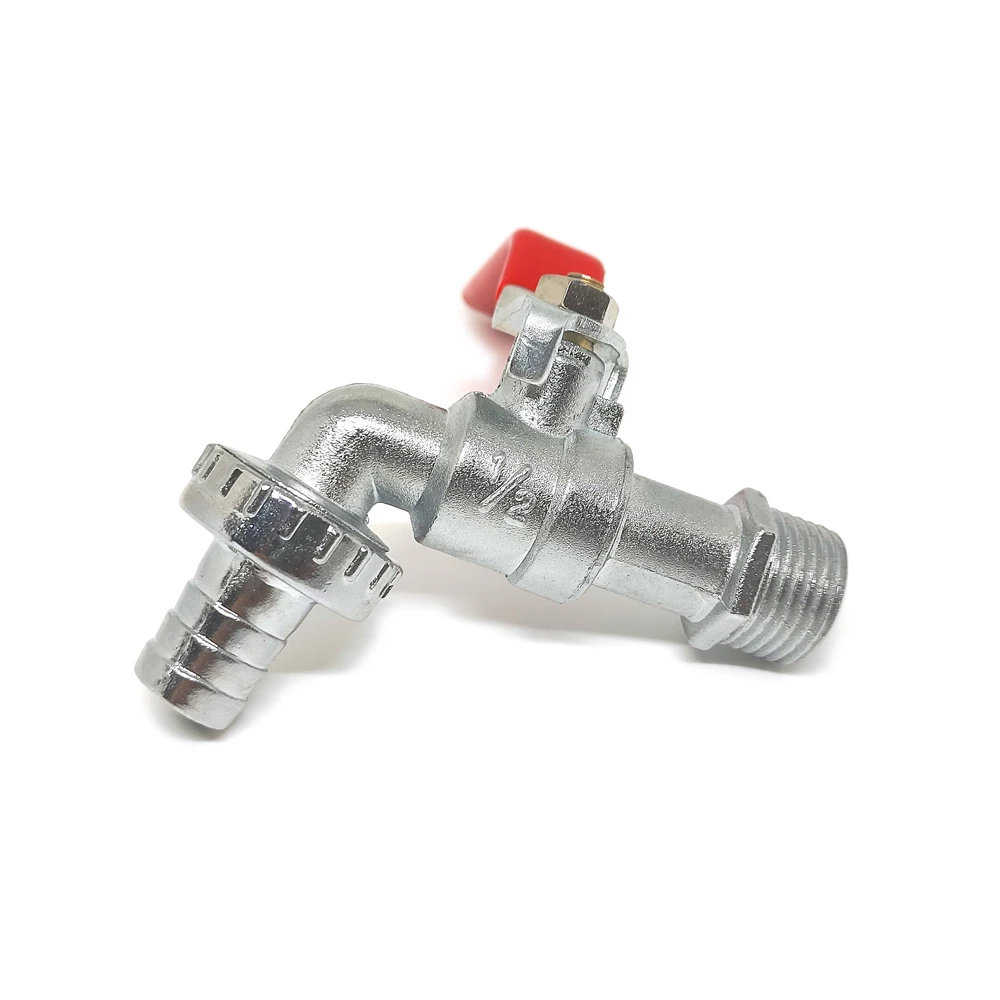 Rubinetto bibcock zama cromato 1/2" per IBC e giardino