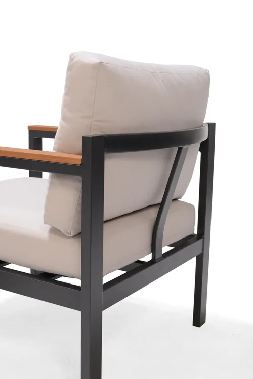 Sedia da giardino in legno pieghevole Solis Origami NATERIAL, 2 pezzi